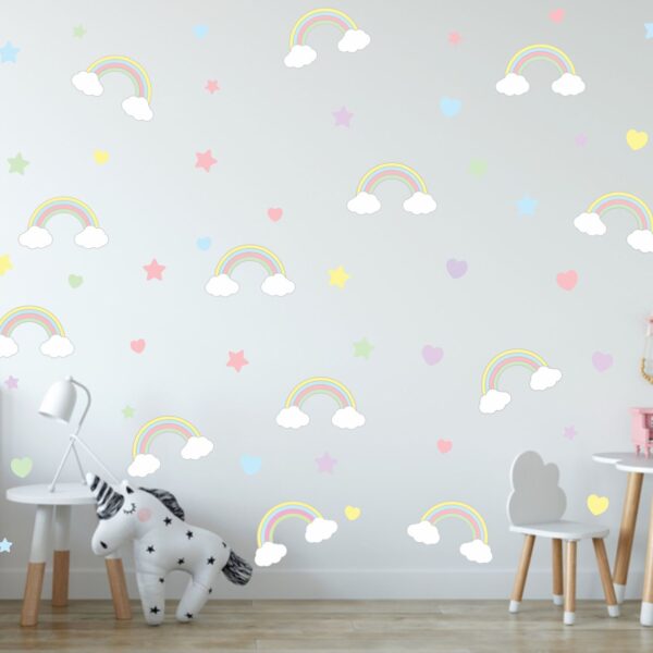 Rainbow Pattern Wall Stickers
