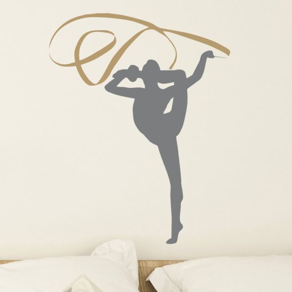 Rhythmic Gymnast with Ribbon