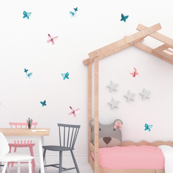 Bright Watercolour Butterfly Pattern