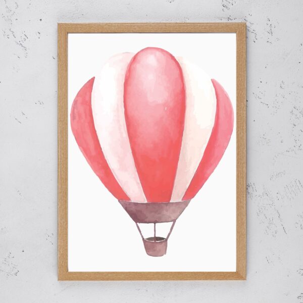 Watercolour Transport - Hot Air Balloon