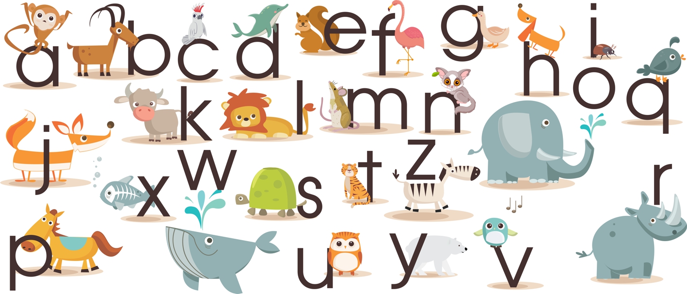 Afrikaans Animal Alphabet - Kidz 'n Clan Decor Wall Stickers