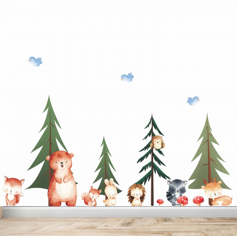 Watercolour Woodland Theme