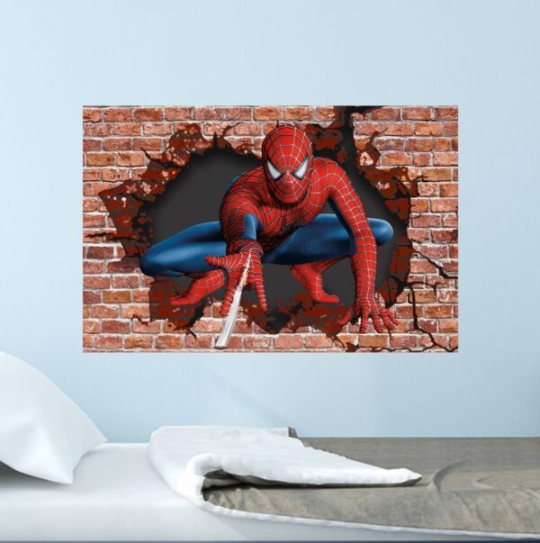 Spiderman Breaking Wall