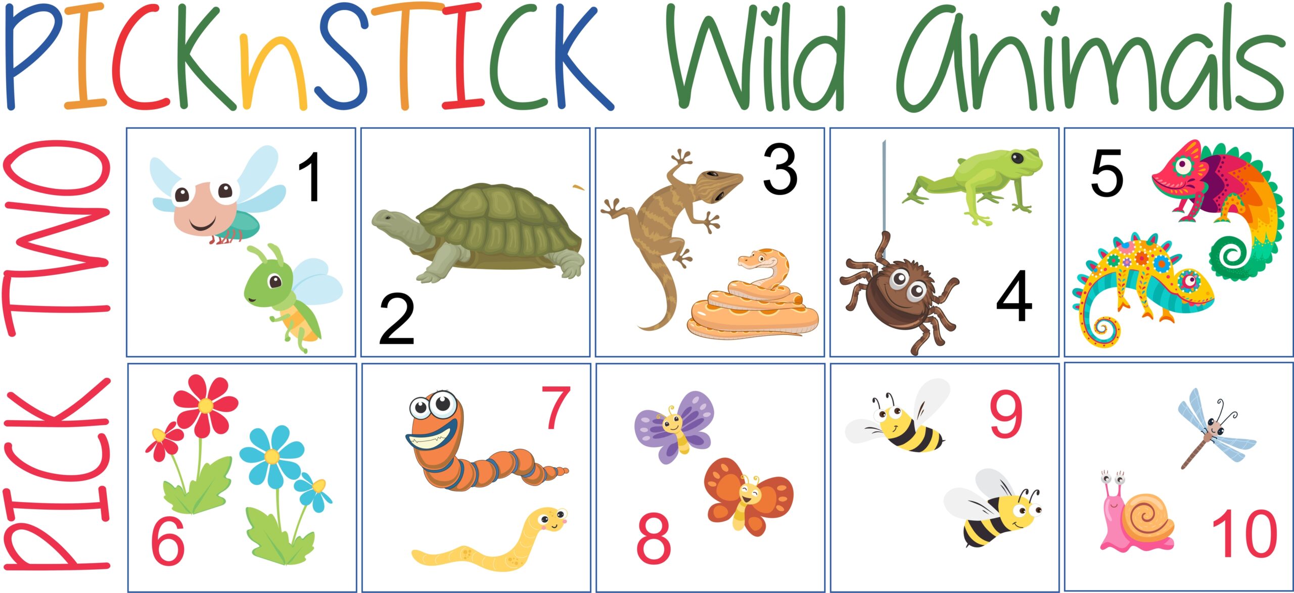 Pick 'n Stick Wild Animals - Image 8