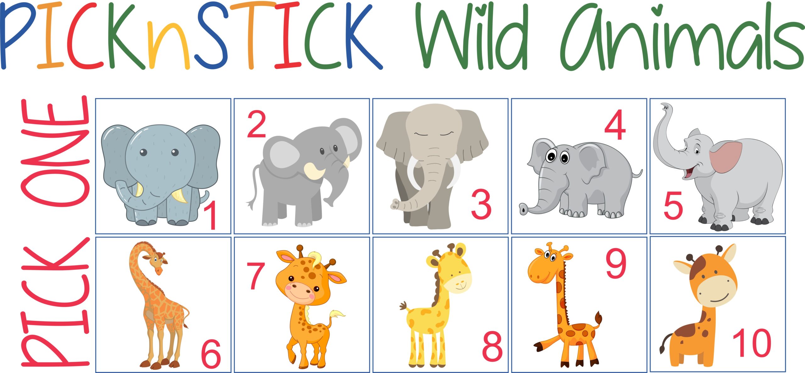 Pick 'n Stick Wild Animals - Image 7
