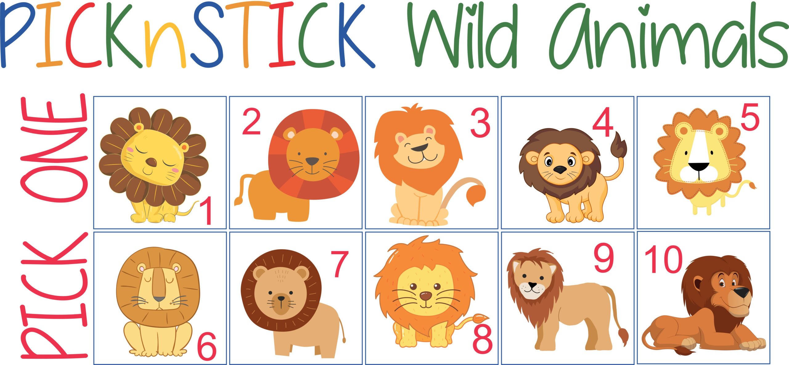 Pick 'n Stick Wild Animals - Image 4