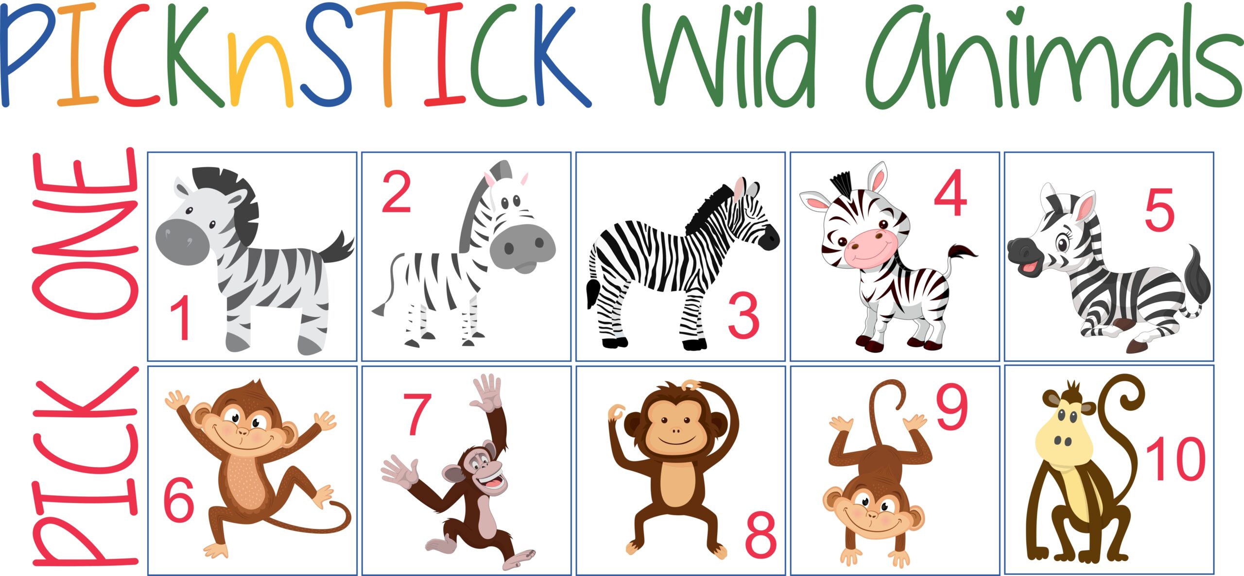 Pick 'n Stick Wild Animals - Image 5