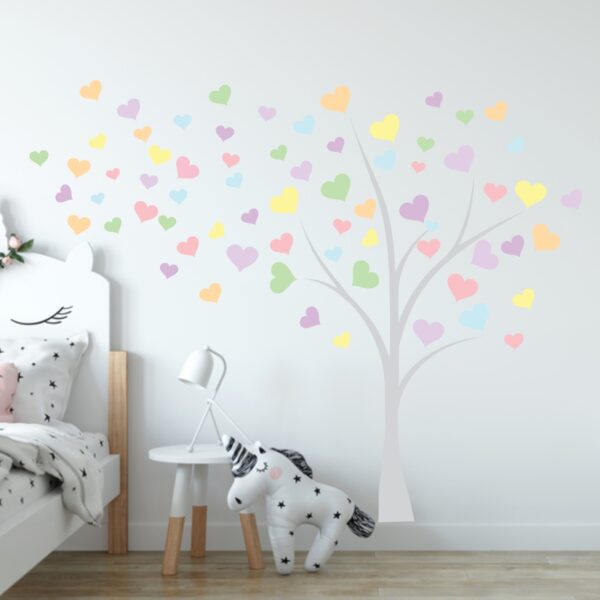 Pastel Heart Tree