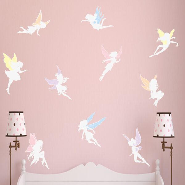 Pastel Fairy Silhouette