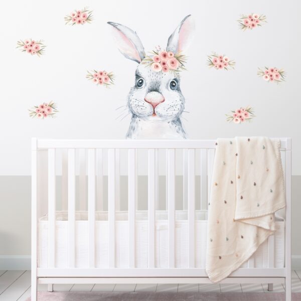 Watercolour Girlie Bunny