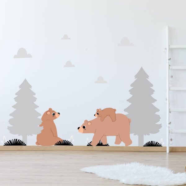 Fir Trees & Brown Bears