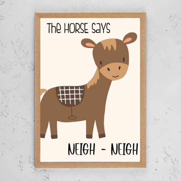 Farm Animals & Quote - Horse