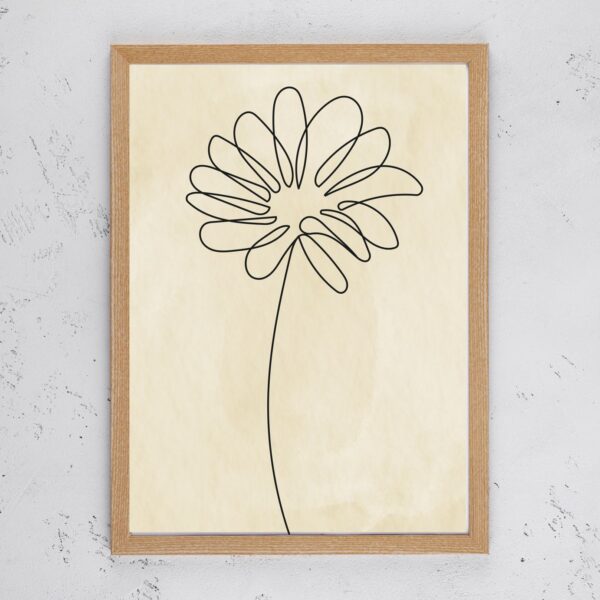 Watercolour Hand-drawn Flower I