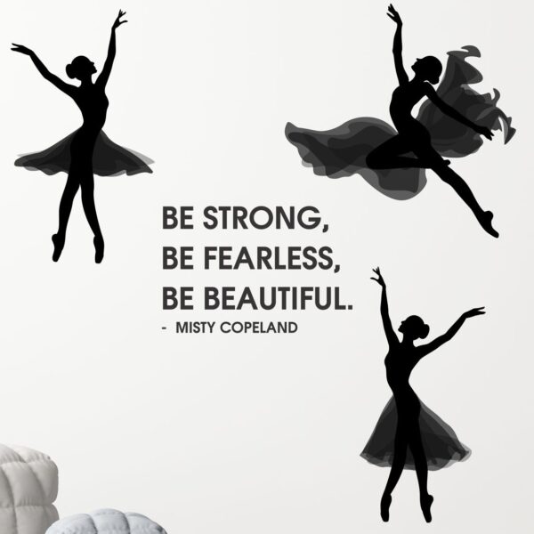 Beautiful Ballerina's & Quote