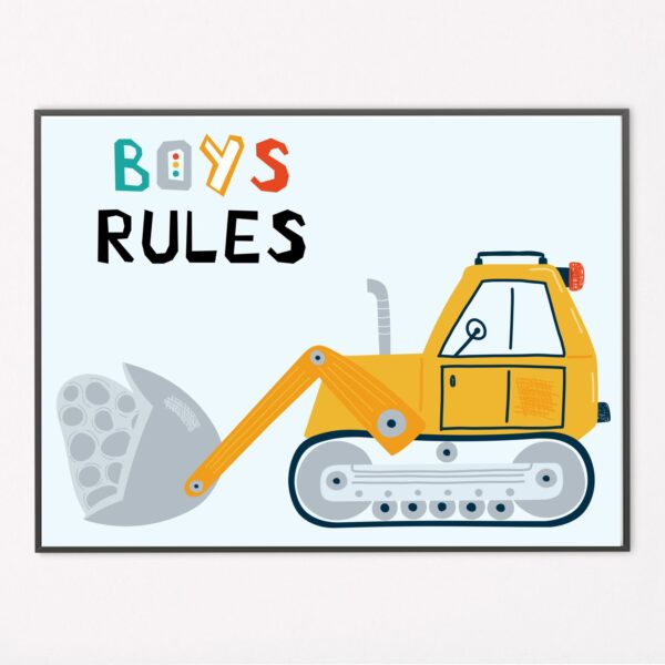 Cute Construction in Yellow - Grader