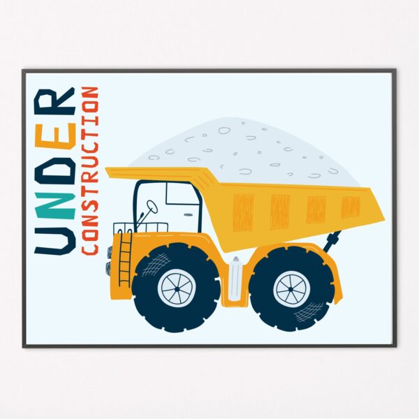 Cute Construction in Yellow - Lorry