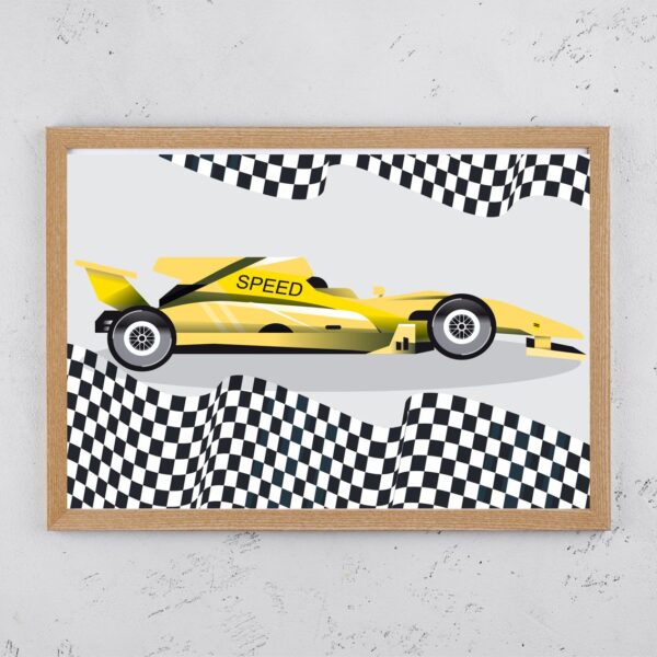 F1 Racing Cars - Yellow