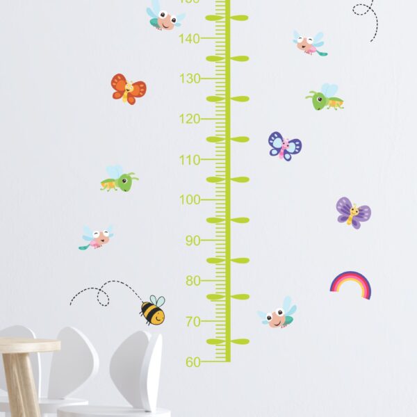 Garden & Bugs Height Chart