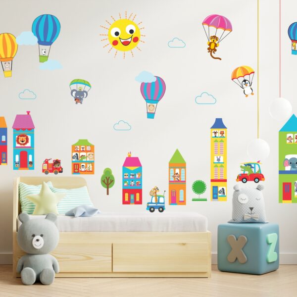 Little Town with Animals