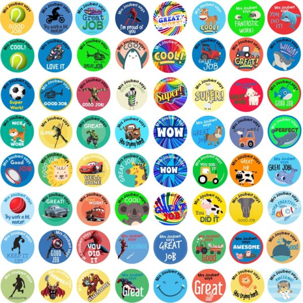 Boy Reward Stickers