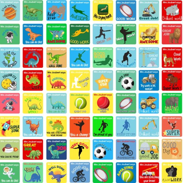 Mixed Reward Stickers