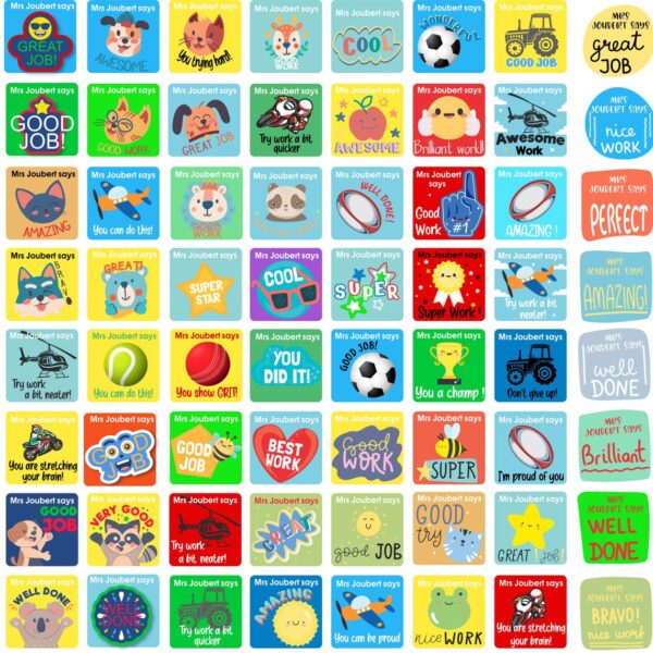 Mixed Reward Stickers