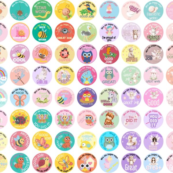 Girl Reward Stickers