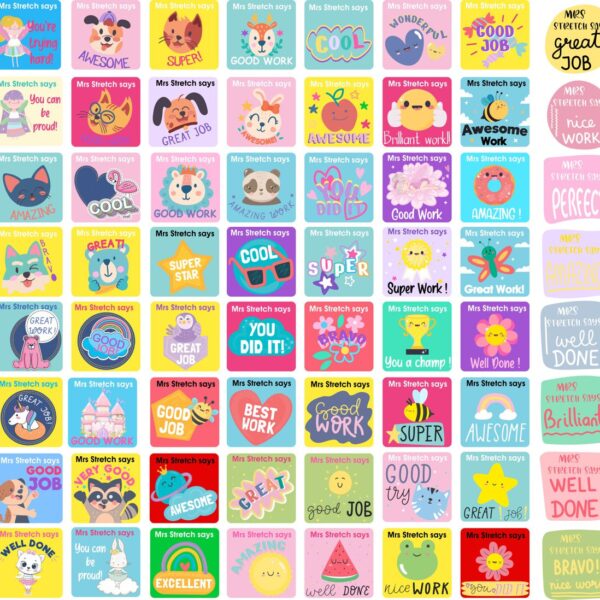 Girl Reward Stickers