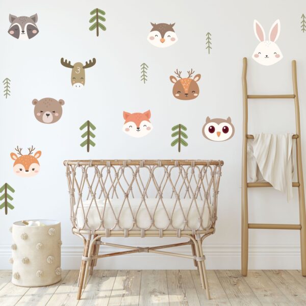 Woodland Animal Faces