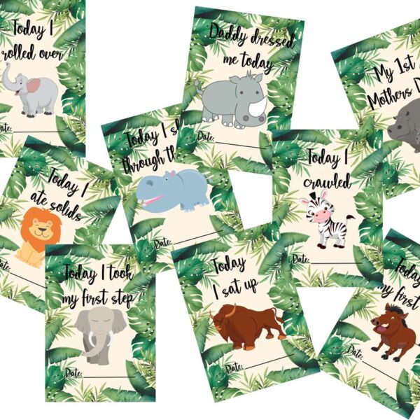 Wild Animal Milestone Cards