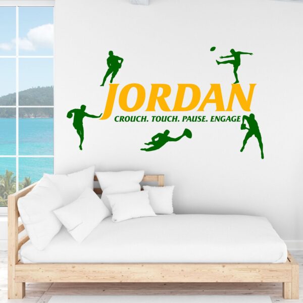 Rugby Crouch, Touch, Pause Name