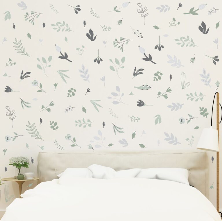 Sage Green & Grey Floral