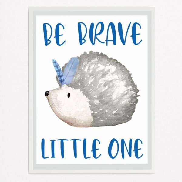 Forest Friends in Blue Hedgehog