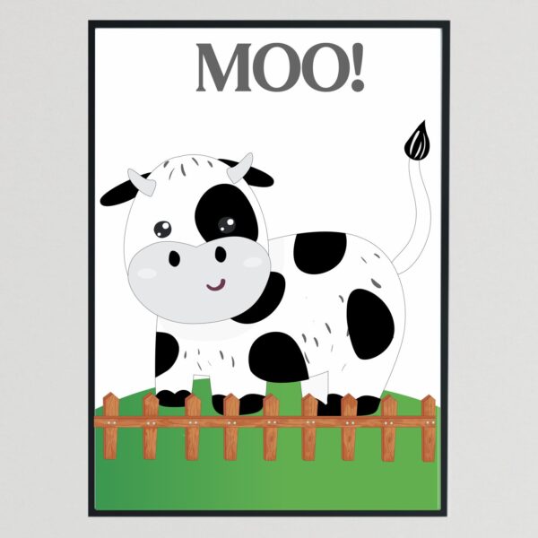 Bold Farm Animals - Cow