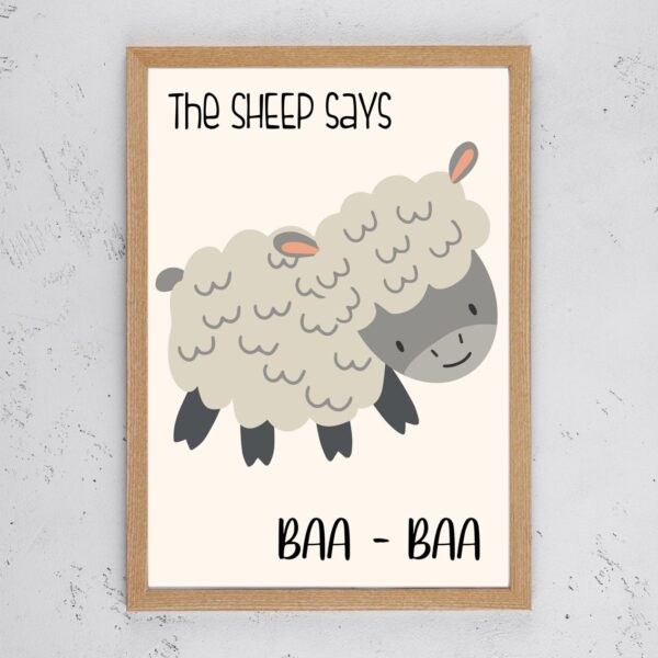 Farm Animals & Quote - Sheep
