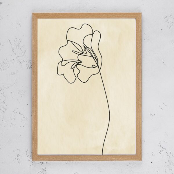 Watercolour Hand-drawn Flower III