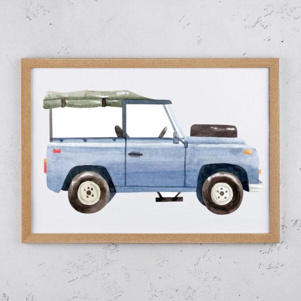 Retro Watercolour Landy