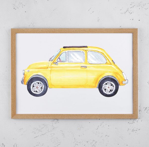 Retro Watercolour VW