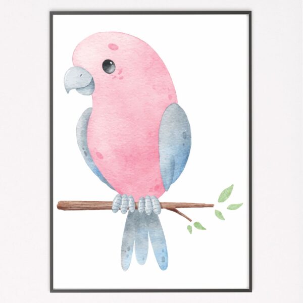 Watercolour Birds Love Bird