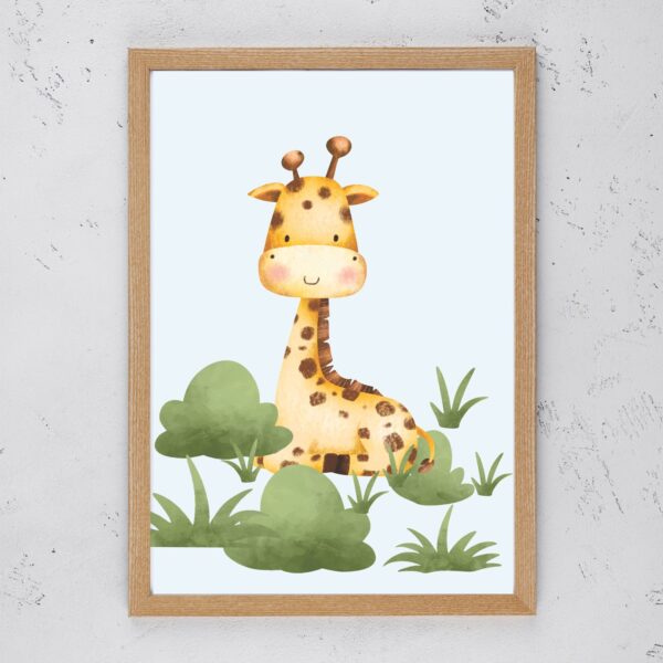 Wild Animals in Watercolour - Giraffe