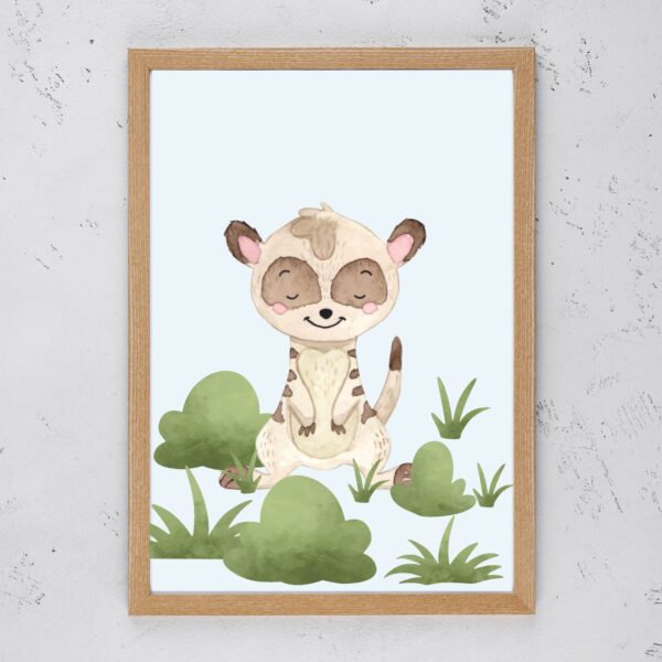 Wild Animals in Watercolour - Raccoon