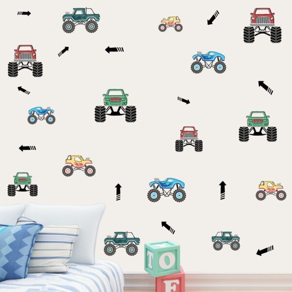 Monster Truck Vehicle Pattern